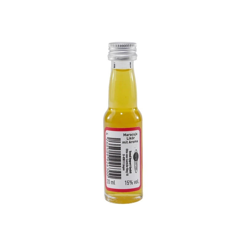 Spaßflasche Maracuja-Likör "Sauf geht´s!" (12 x 0,02L)