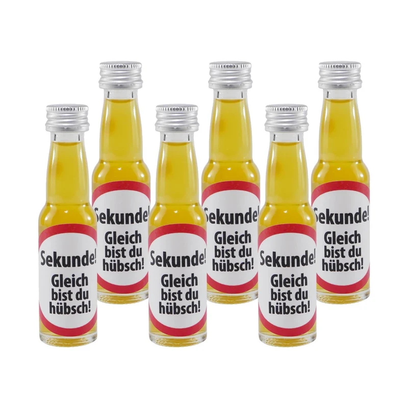 Spaßflasche Maracuja-Likör "Sekunde" (12 x 0,02L)