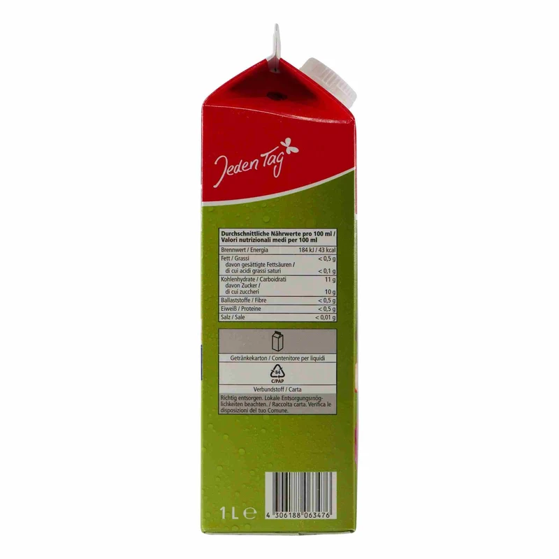 Jeden Tag Apfelsaft -naturtrüb- (12 x 1,0L)