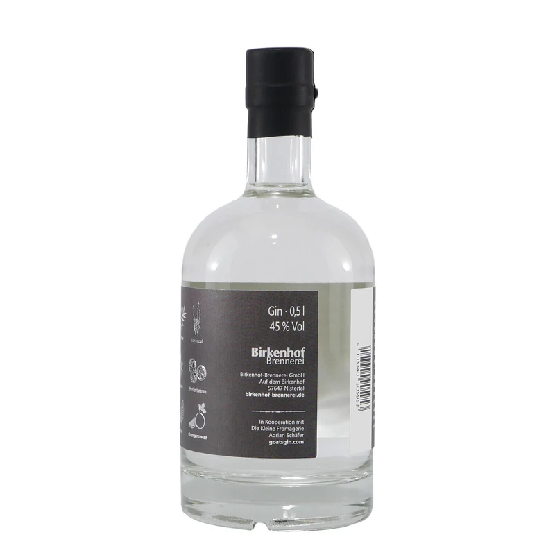 Birkenhof Goat´s Dry Gin mit Geschenk-Holzkiste