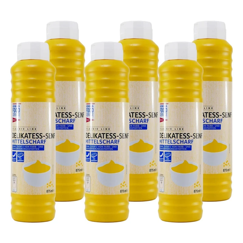 Classic Line Delikatess Senf -mittelscharf- (12 x 875ml)