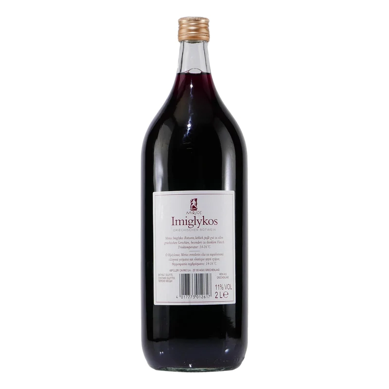 Mirios Imiglykos Rotwein -lieblich- (6 x 2,0L)