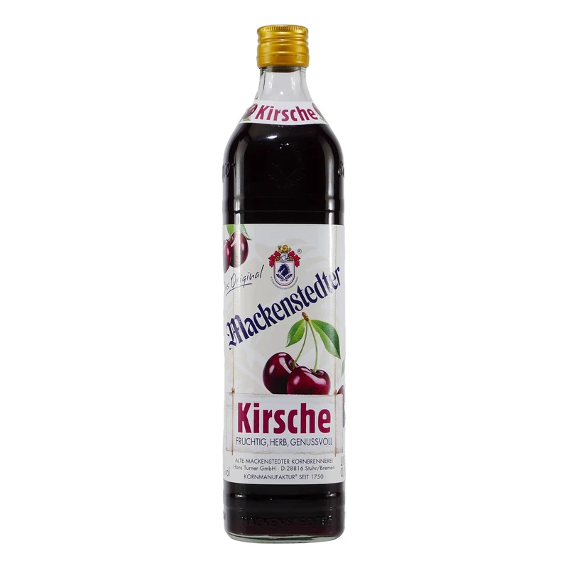 Mackenstedter Kirschlikör mit Geschenk-Holzkiste
