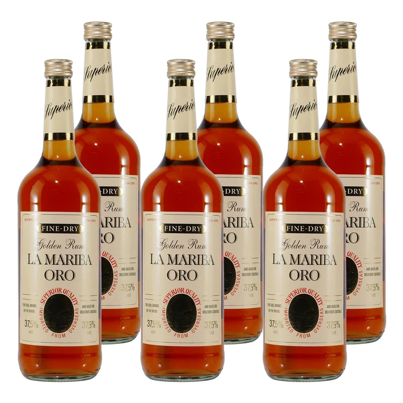 La Mariba Oro Golden Rum (6 x 1,0L)