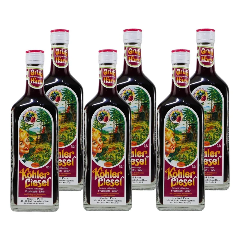 Köhler Liesel Fruchtsaft-Likör (6 x 0,5L)