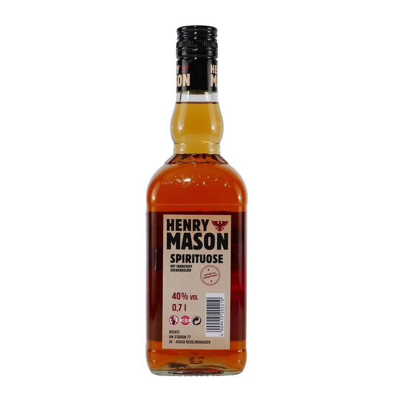 Boente Henry Mason Whiskylikör mit Geschenk-HK