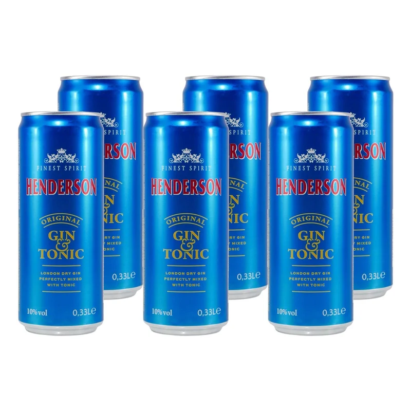 Henderson Original Gin & Tonic (12 x 0,33L) EINWEG