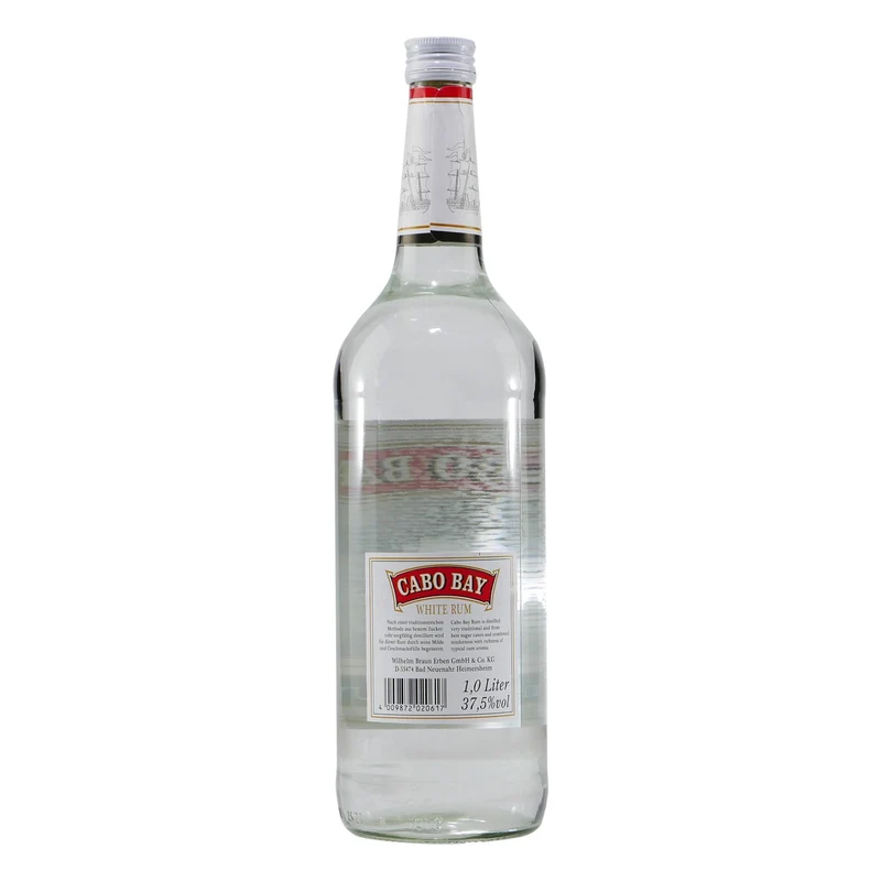 Cabo Bay White Rum mit Geschenk-Holzkiste