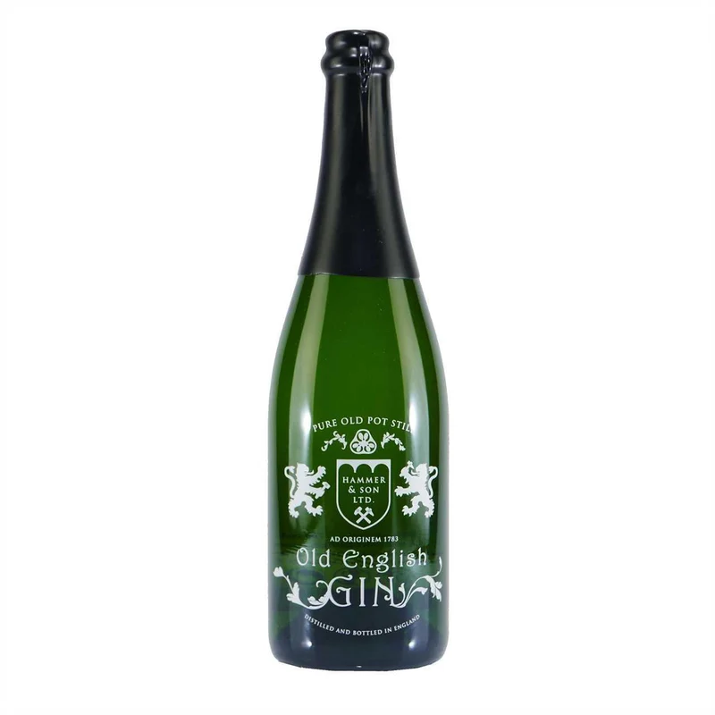 Old English Gin mit Geschenk-Holzkiste