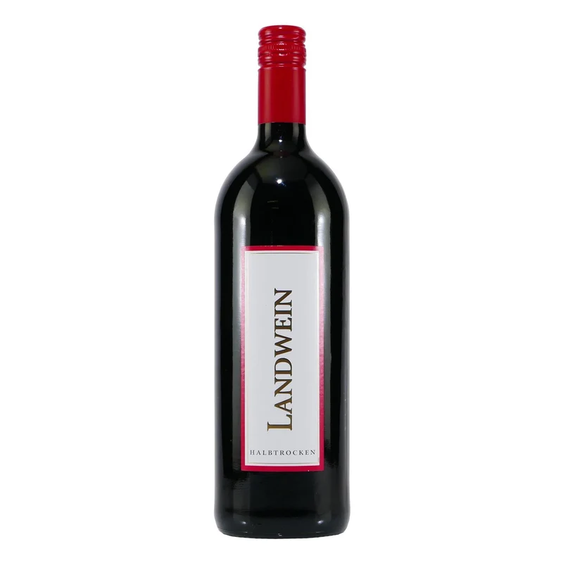 Deutscher Landwein Rhein Rotwein -halbtrocken-