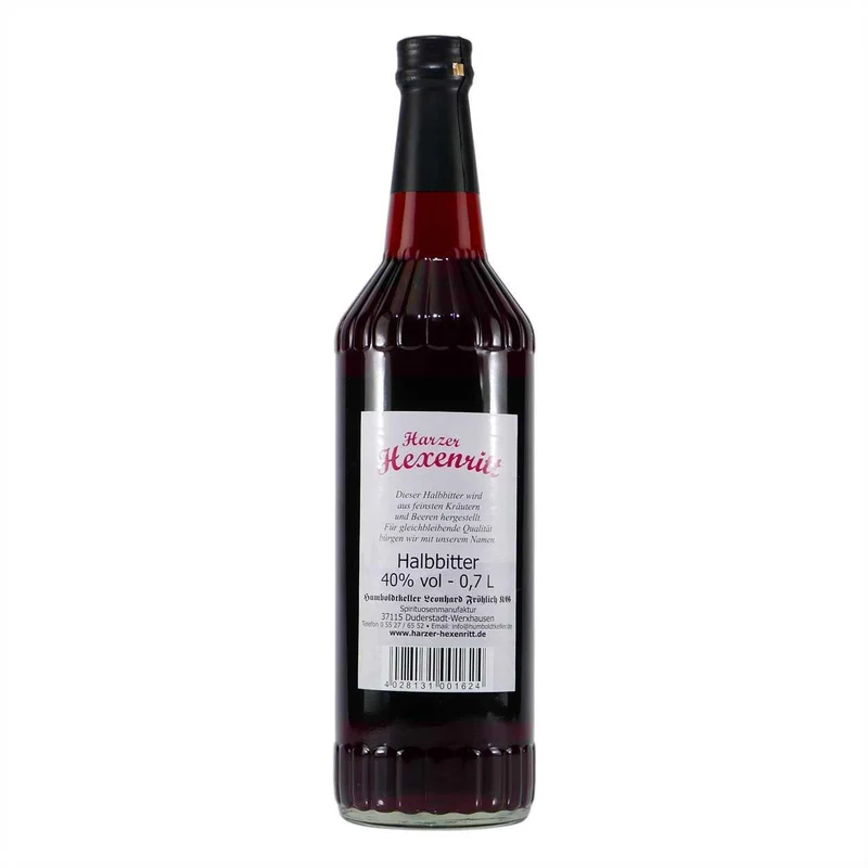 Harzer Hexenritt - Kräuter-Halb-Bitter mit Geschenk-HK