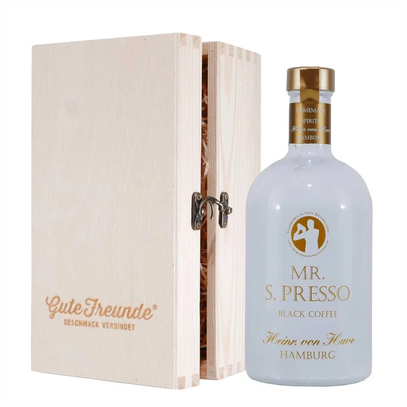 Heinr. von Have Mr. S.Presso Black Coffee mit Geschenk-HK