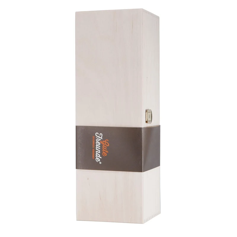 rude Vodka mit Geschenk-Holzkiste