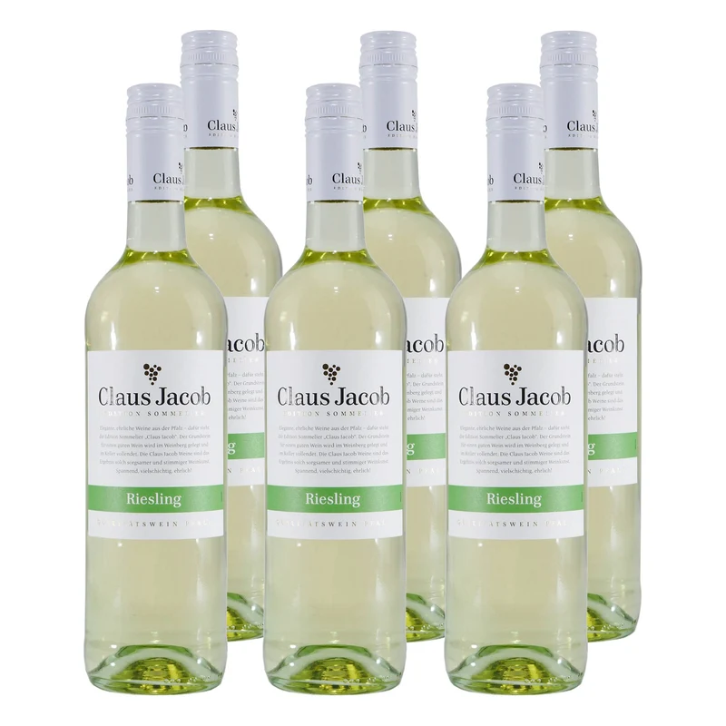 Claus Jacob Riesling Qualitätswein (6 x 0,75L)