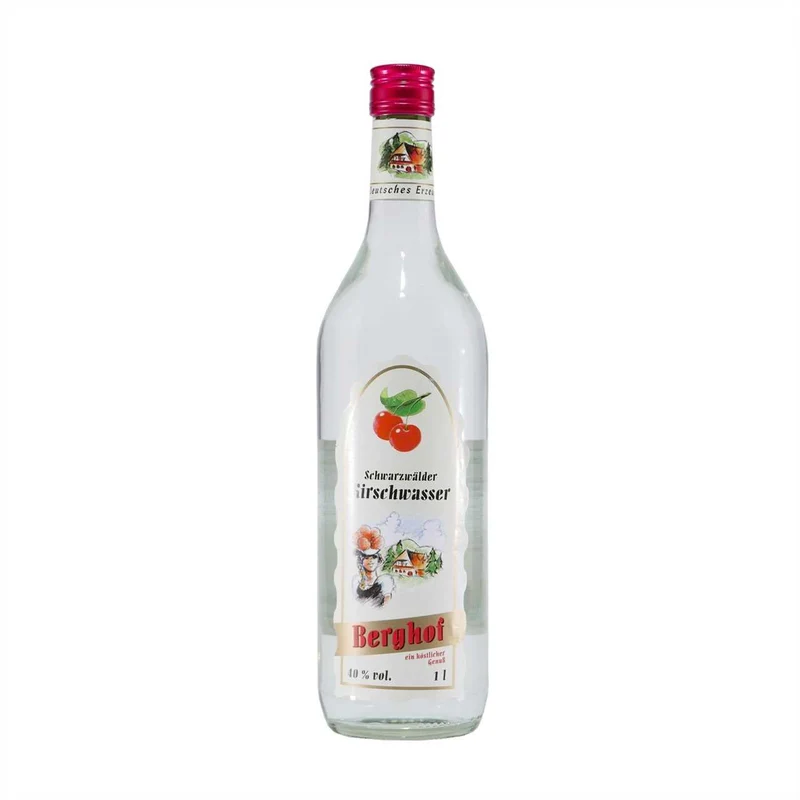 Berghof Kirschwasser mit Geschenk-Holzkiste