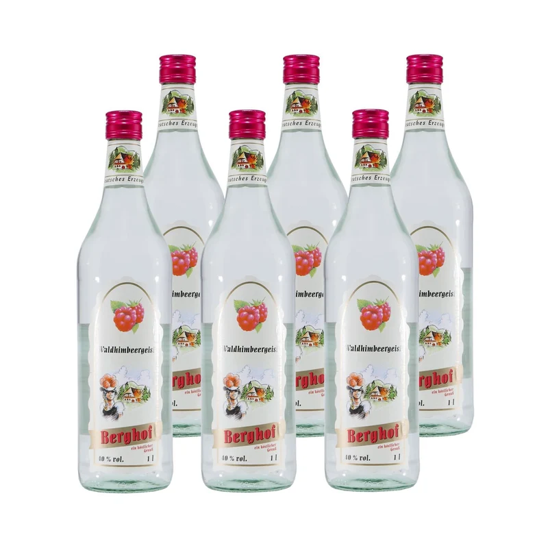 Berghof Waldhimbeergeist (6 x 1,0L)