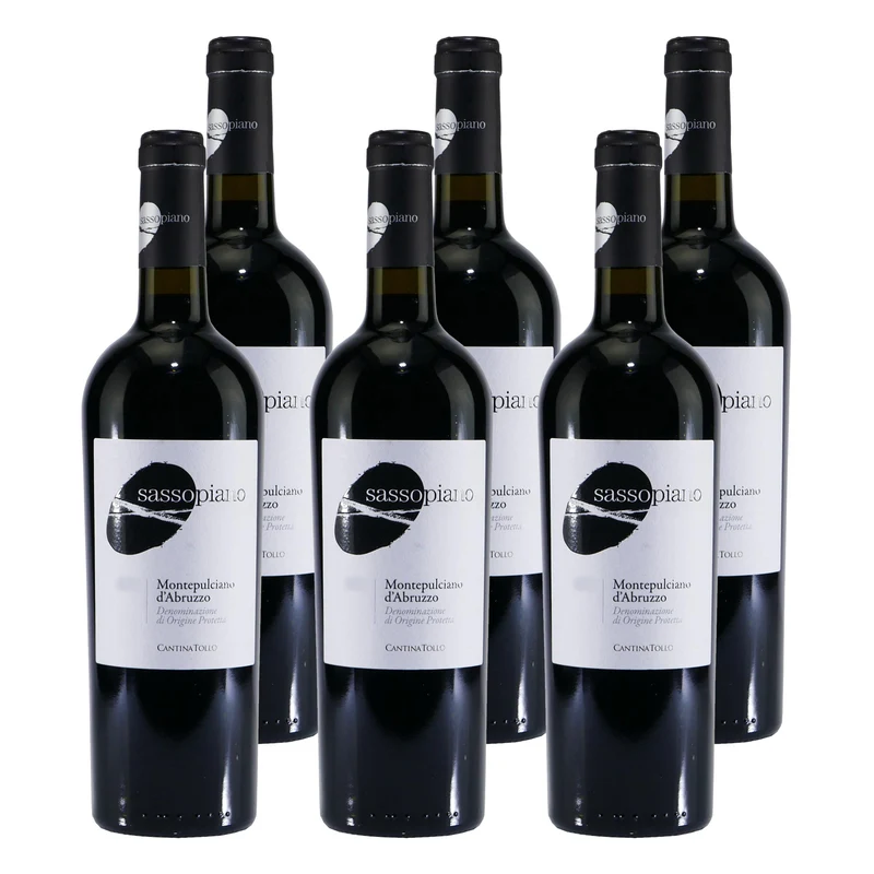 Sassopiano Montepulciano d'Abruzzo DOP -trocken- (6 x 0,75L)