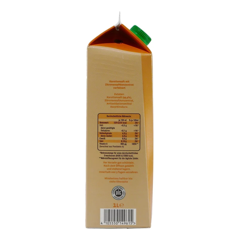 Grünfink Karotten Saft (8 x 1,0L)