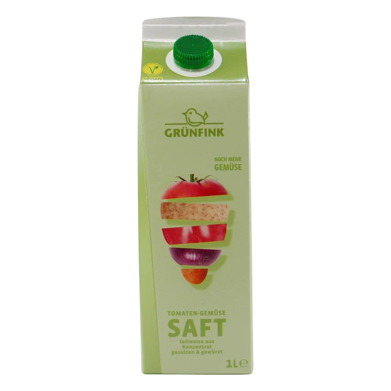 Grünfink Tomate-Gemüse Saft (8 x 1,0L)