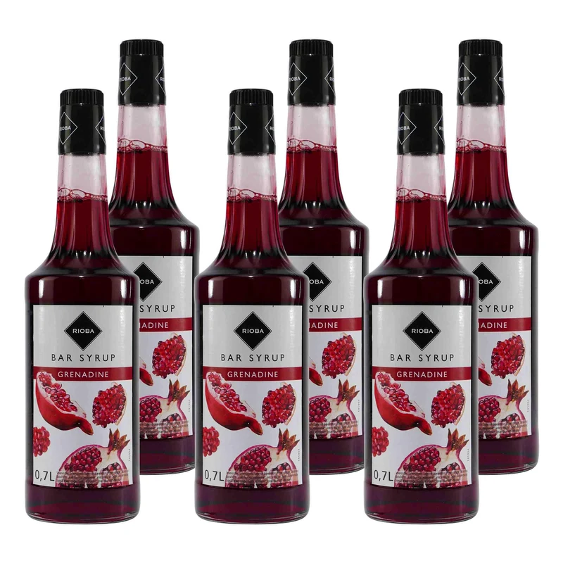Rioba Grenadine (Granatapfel) Syrup (6 x 0,7L)