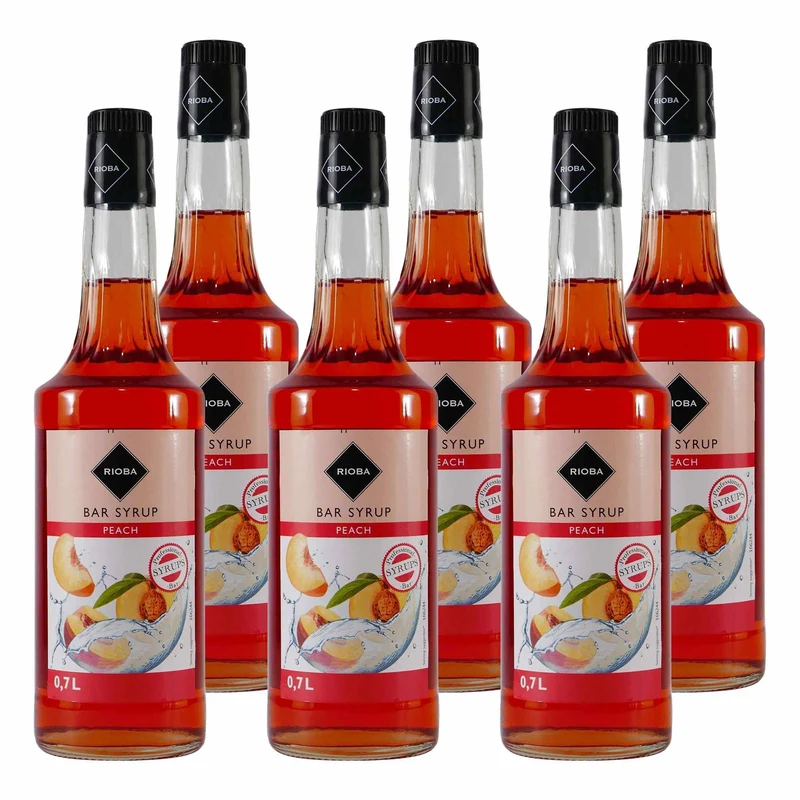 Rioba Peach (Pfirsich) Syrup (6 x 0,7L)