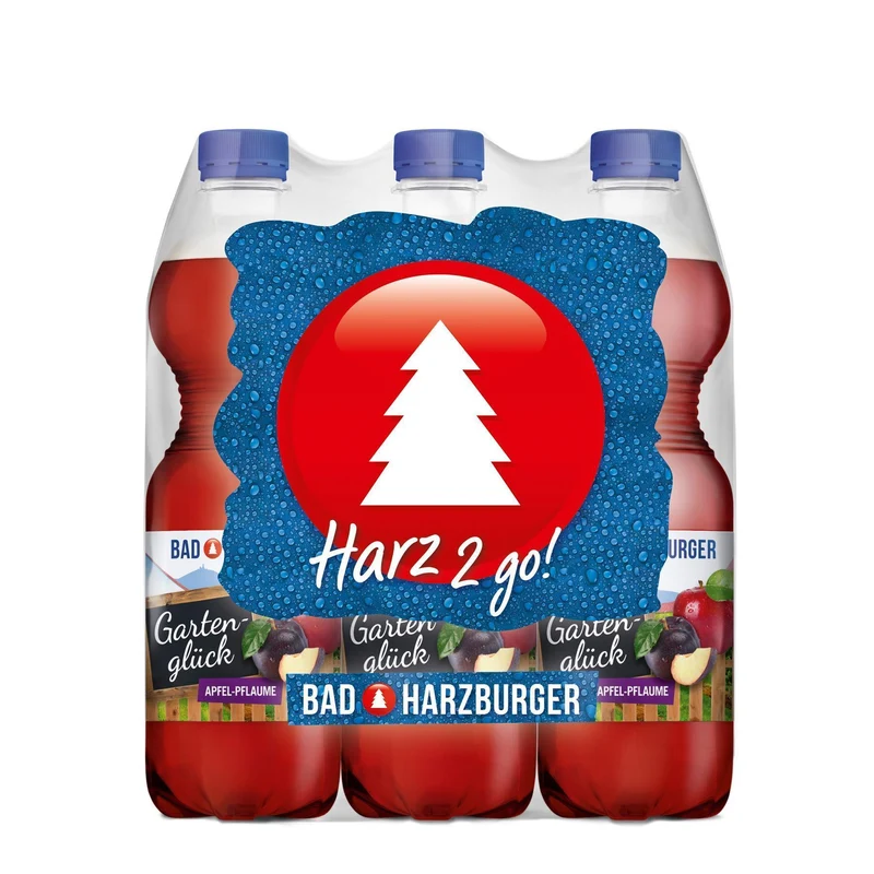 Bad Harzburger Gartenglück Apfel-Pflaume (6 x 0,5l) EINWEG