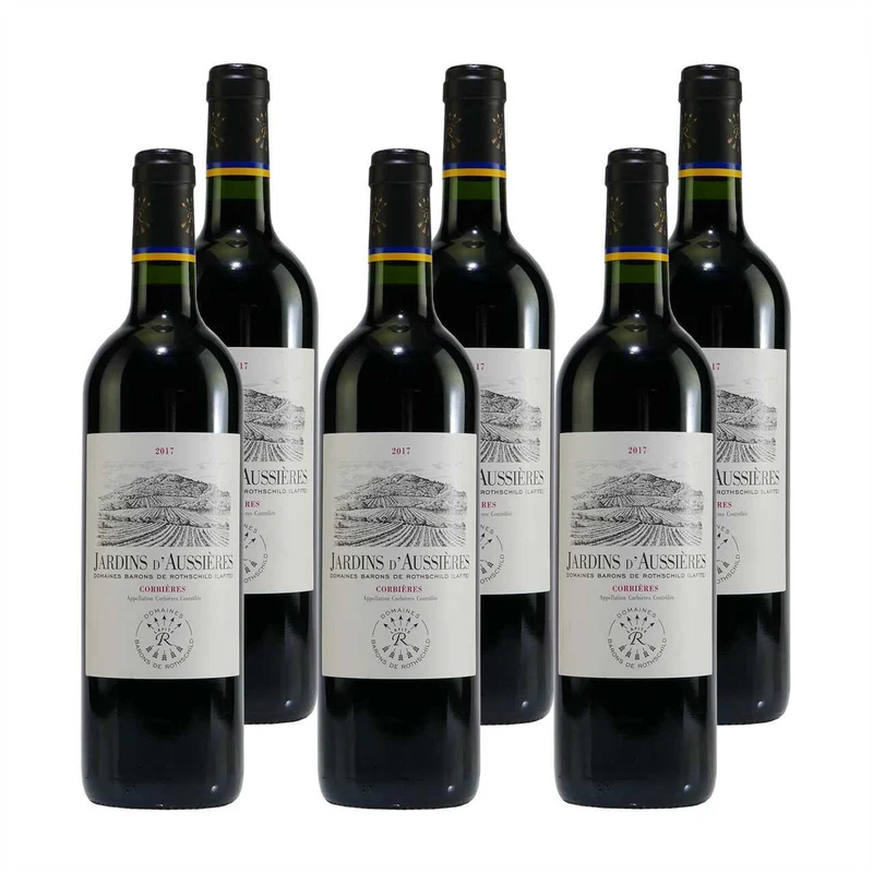 Jardins D´ Aussières Corbières AOC Rotwein (6 x 0,75L)