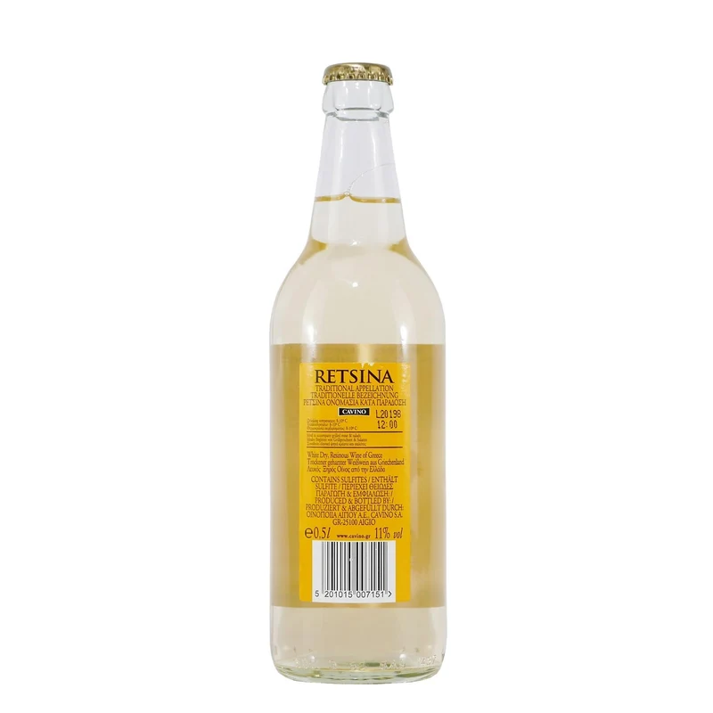 Cavino Retsina -trocken- (12 x 0,5L)