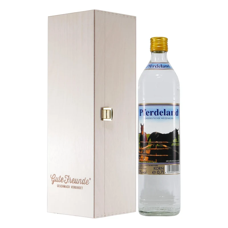 Mackenstedter Pferdeland Weizenkorn mit Geschenk-Holzkiste
