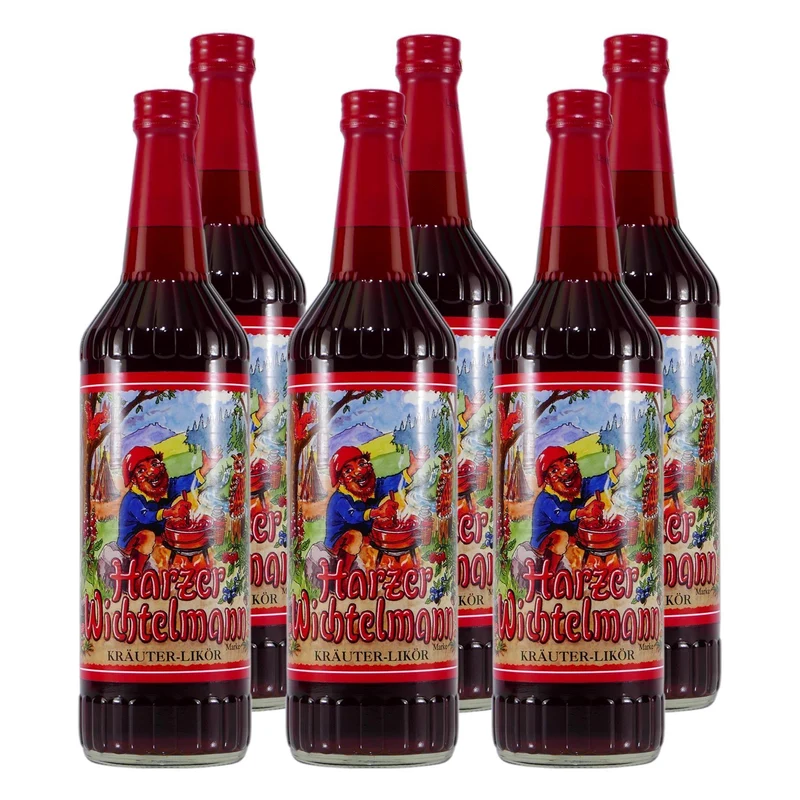 Harzer Wichtelmann Kräuter-Likör (6 x 0,7L)