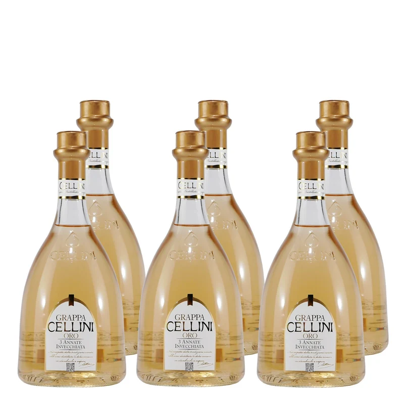Cellini Grappa Oro (6 x 0,7L)