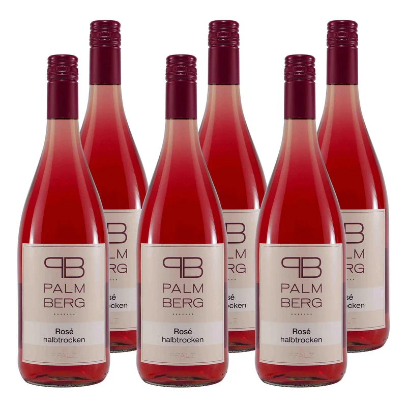 Palmberg Rosé QbA -halbtrocken- (6 x 1,0L)