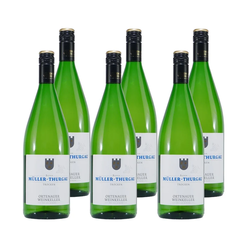 Müller-Thurgau Weißwein Baden -trocken- (6 x 1,0L)