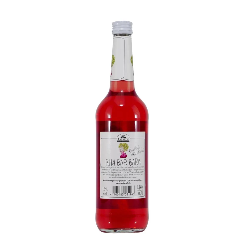 Abtshof Rha Ba Bara-Likör mit Geschenk-Holzkiste