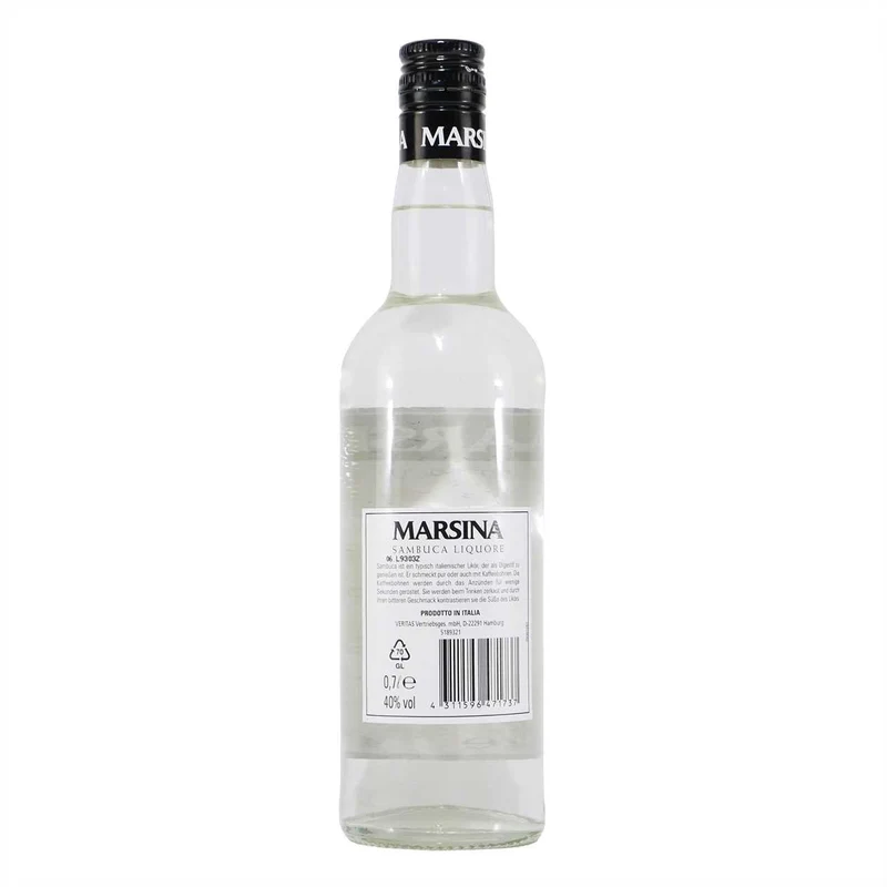 Marsina Sambuca Liquore mit Geschenk-HK
