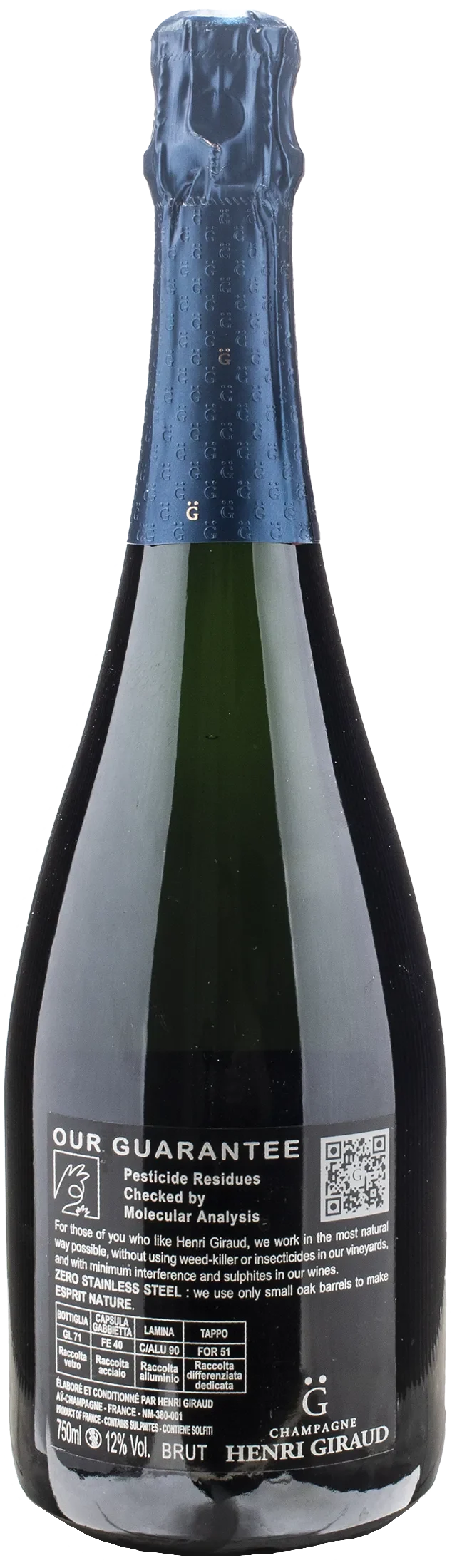 Henri Giraud Champagne Esprit Brut Nature