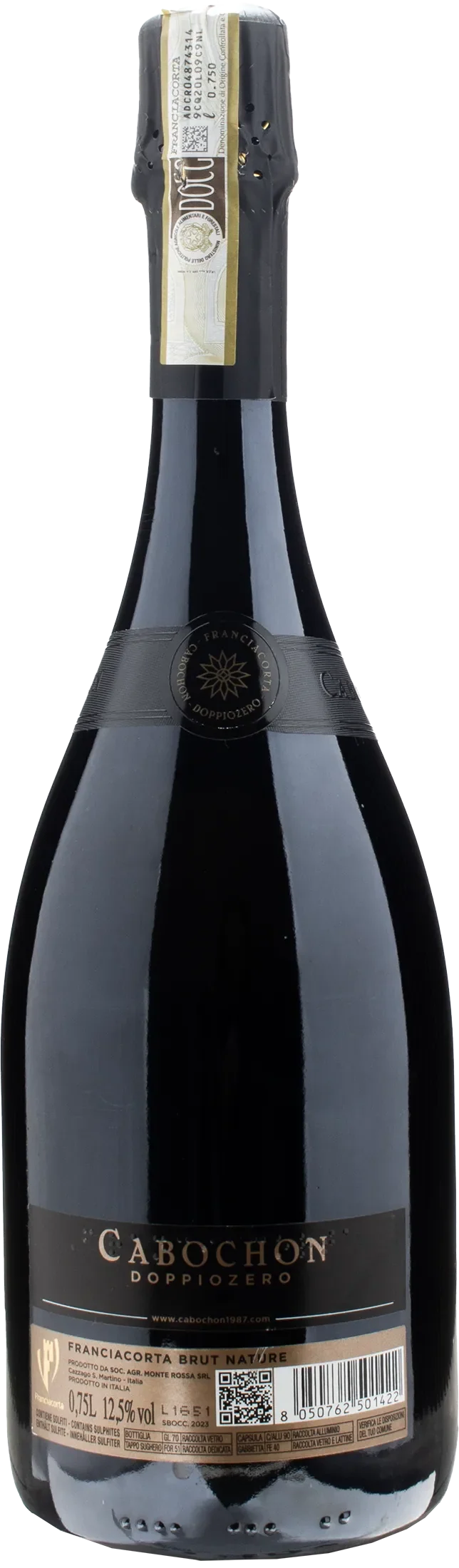 Monte Rossa Franciacorta Cabochon Doppiozero Brut Nature 2018