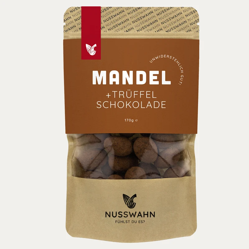 Mandel + Trüffel Schokolade – Nusswahn – 170g