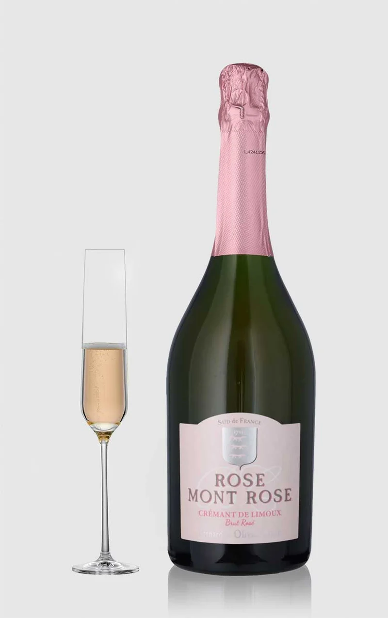 Cremant De Limoux Brut Rose Mont Rose Domaine de Montrose NV