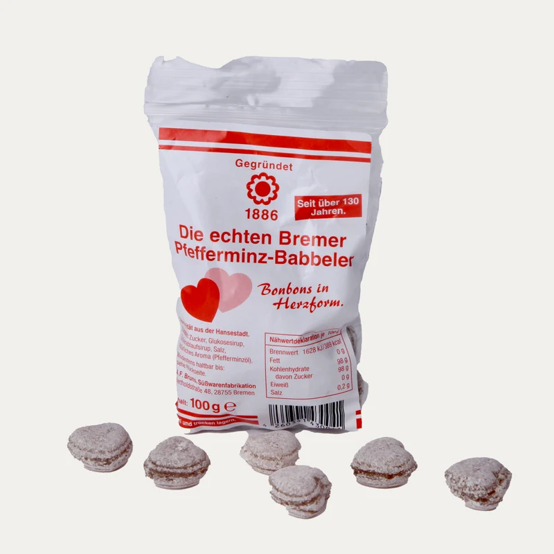 Original Bremer Pfefferminz-Babbeler Bonbons – 100 g