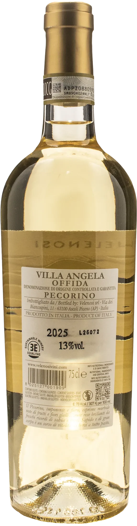 Velenosi Offida Pecorino Villa Angela 2025