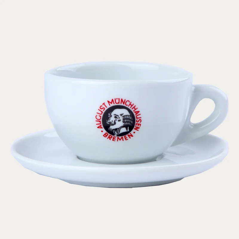 Münchhausen – Cappuccino-Tasse und Untertasse