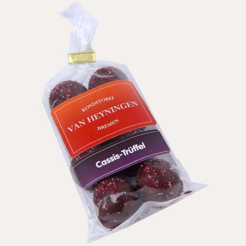 Cassis-Trüffel Pralinen – 8 Stück – 100 g