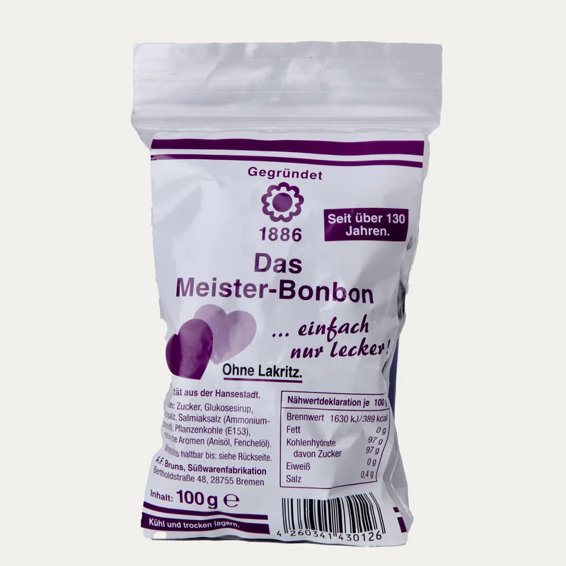 Das Meister Bonbon in Herzform – Bonbons – 100 g