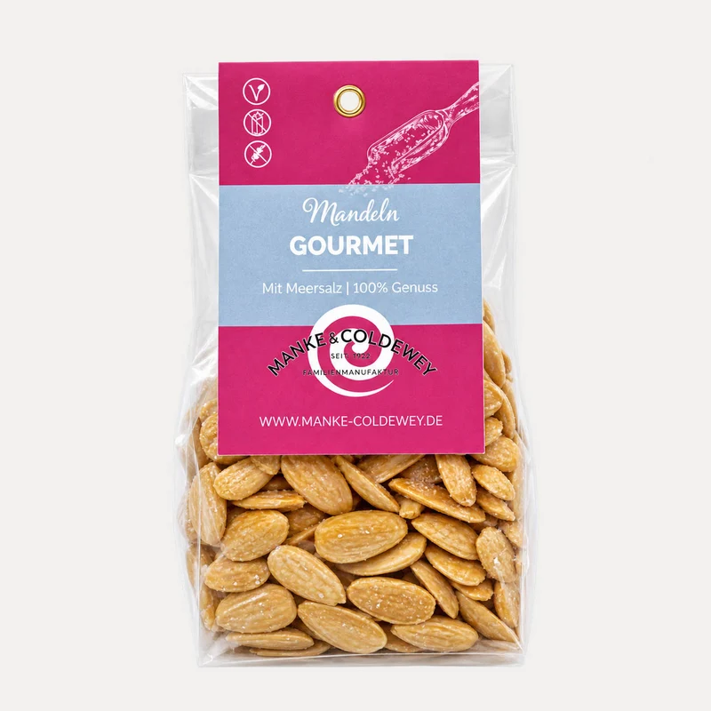 Gourmet-Mandeln mit Meersalz – 100 g