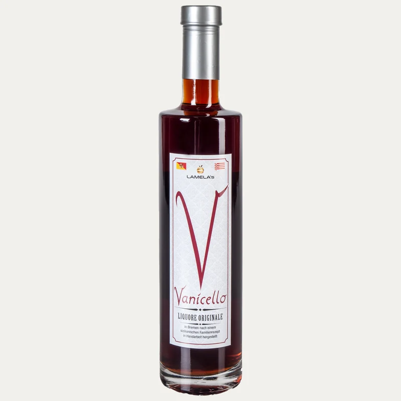 Vanicello Classico – Zitronen-Vanille Likör – Lamela – verschiedene Größen