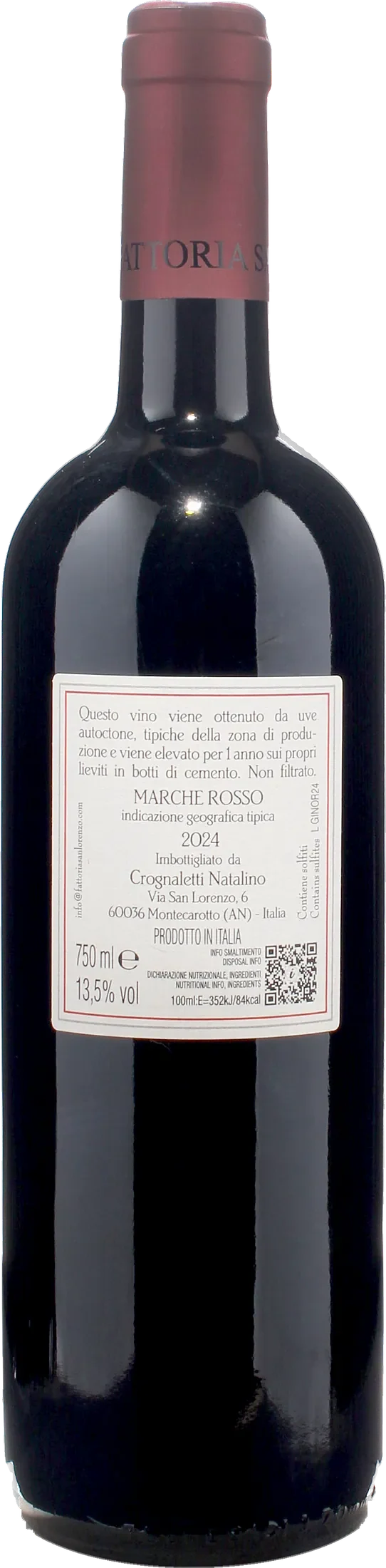 Fattoria San Lorenzo Rosso di Gino 2024