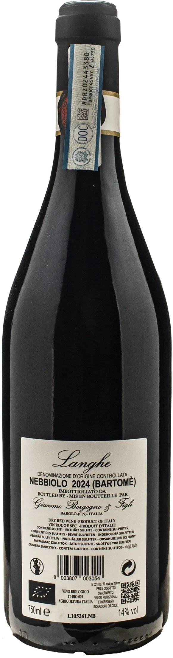 Giacomo Borgogno Langhe Bartome 2024