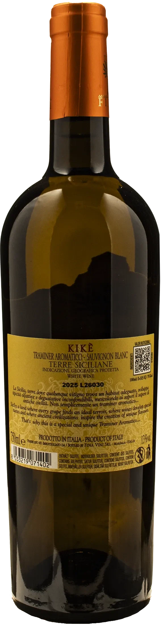 Fina Terre Siciliane Kike 2025
