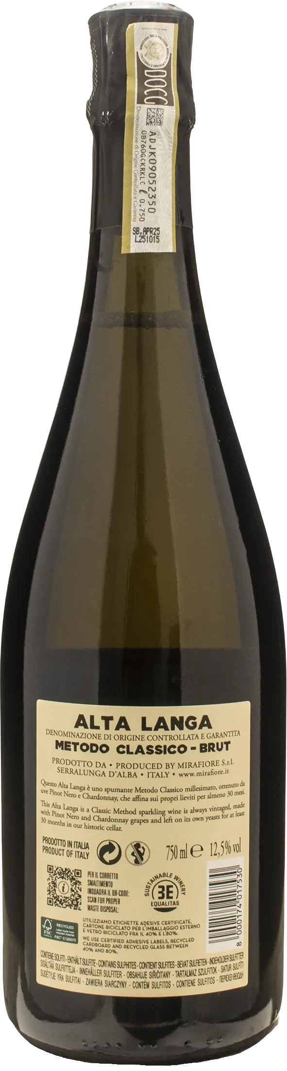 Mirafiore Alta Langa Diavoletto Brut 2021